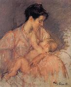 Mary Cassatt Study of Zeny and her child France oil painting artist